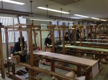福岡の高校生が、手織り体験・アート体験をしました!!