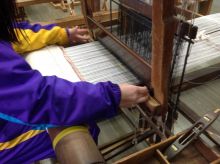 新潟市からの修学旅生が手織り体験とアート体験をされました。