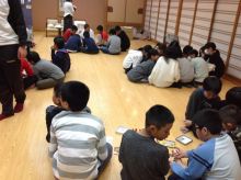 松本小学校の５年生がキーホルダー作り体験！