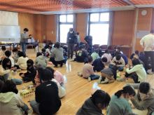 江戸川区立第五葛西小学校の５年生が江戸川荘で小物作り体験！