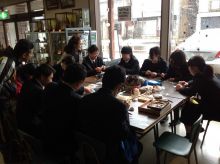福岡の高校生が、手織り体験・アート体験をしました!!